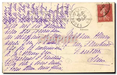 Bayonne - La Barre — faro y veleros — editor R.B. (n°11) — Reverso
