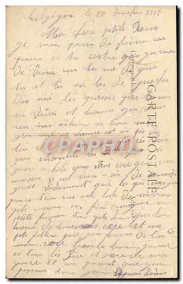 O ponte de Verberie destruído — A Guerra de 1914 — L. C. H. Paris — Verso