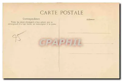 Paris — A Estação d'Orsay — Construída em 1900. Arquiteto Laloux — Verso
