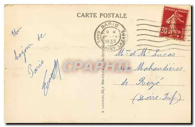 Paryż - Les Invalides — wydawca nieznany, nr 37 — Rewers