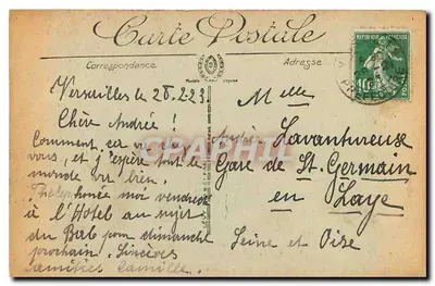 Parigi — La Stazione di Lione — LL. — 177 — Verso