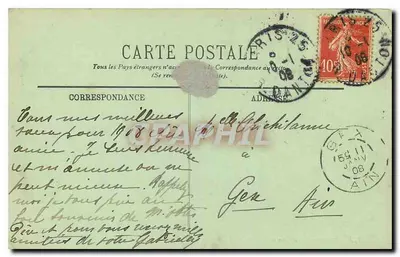 Paryż — Le Lion de Belfort — LL. n°173 — Rewers