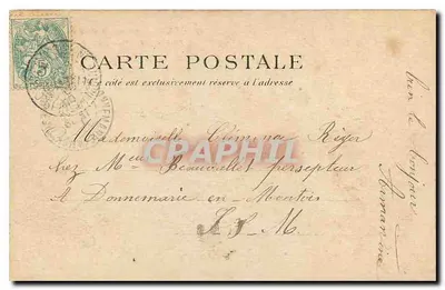 Parigi — Monumento di Ambroise Thomas — P. P. C. Parigi — Verso