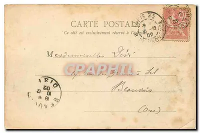 Paryż — Bulwar Saint-Martin — E.R., Paryż, nr 20 — Rewers