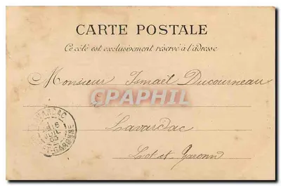 Paris — Câmara dos Deputados — L. J. & Cie, editora, Augoultienne-Paris — Verso