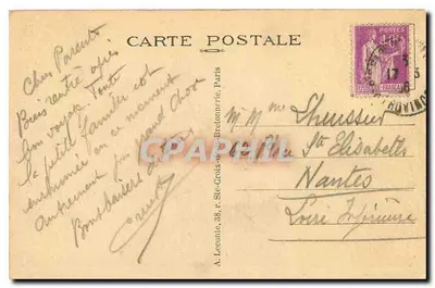 Paris - O Velho Montmartre — Sagrado Coração de Montmartre — editor T.7 — Verso