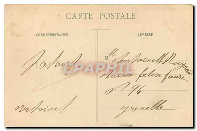 Parijs - Waterval van het Bois de Boulogne — anonieme uitgever, n° 47 — Achterkant