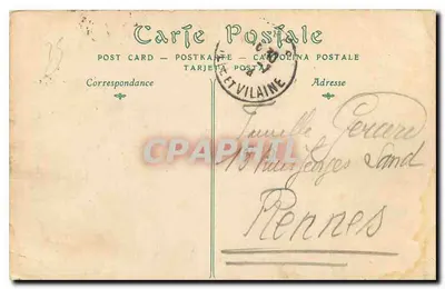 Luxembourg Garden and Senate Palace — Paris — N.D. Phén. — Back