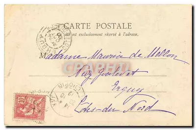 Paris — Igreja de Passy — E.R. Paris, n°6 — Verso