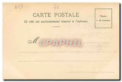 La Madeleine — Parigi — editore sconosciuto, numero di serie non visibile — Verso