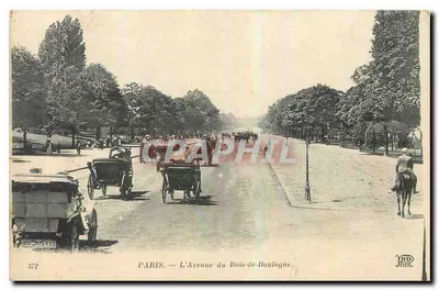 PARIS — A Avenida do Bois-de-Boulogne — JNDL, n° 372