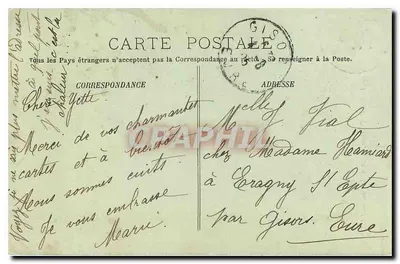 Paris — Le Bois de Boulogne — Aux Acacias — LL. — Verso