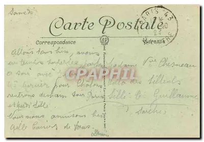 Paryż - Arc de Triomphe - A. P. — Rewers