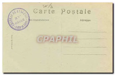 Langeais — O Castelo — Fachada Leste — LL. — Verso
