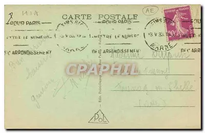 Reims — Ogólny widok zakładów Pommery — Wydawca P. Duppuy, nr 360 — Rewers