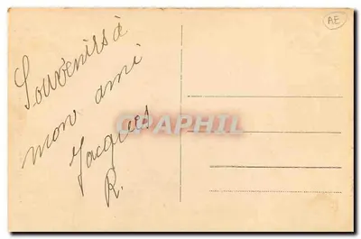 Reims — Pomnik Siostry Pomocników — Esplanada Cérès — D. Puech, Rzeźbiarz — Rewers