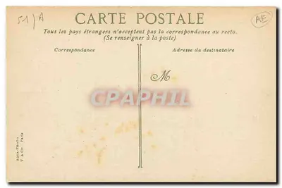 Reims - Widok na Vesle — Aqua-Photo, V. & C. Paryż — Rewers