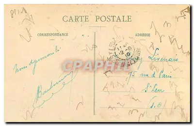 O Grand Hôtel de La Feuillée-Dorothée — Route de Plombières — editor desconhecido, n°60 — Verso