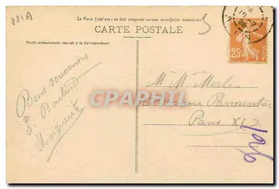 Col de la Fancille (wys. 1333 m.) — Hôtel de la Couronne — Wydawca: Bépont — Rewers