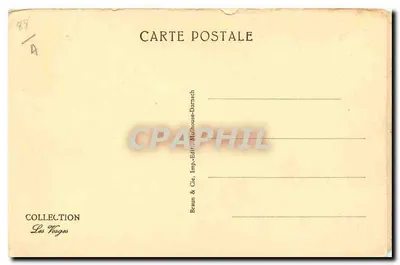 Pittoreskie Vosgi — Przełęcz Kichomps — La Coupe — Braun & Cie, Mulhouse-Dornach, n° 5218 c — Rewers