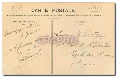 Jezioro Petit-Hanz - Balon Alzaski — Wydawnictwo Franchebois, Giromagny — Rewers