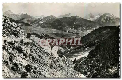 Vale de Chatillon-en-Diois — Vista sobre o vale da Plataise — Édition d'Art Grenoble