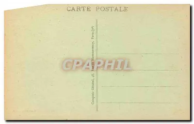 Crozat - As Ruínas da Auberge dos Brigands — editor Crozat, n° 87 — Verso