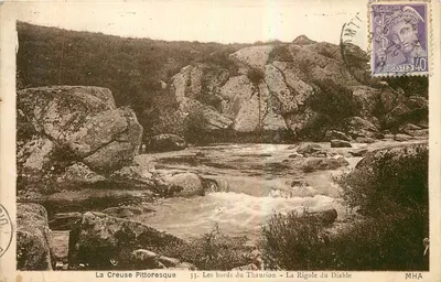 A Creuse Pitoresca — As margens do Thaurion - A Rigole do Diabo — MHA n°33