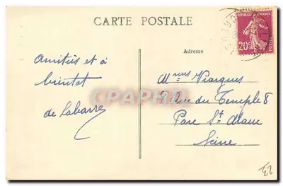 Croizant — Vale da Sédelle e as Ruínas — La Creuse Illustrée n°25 — Verso