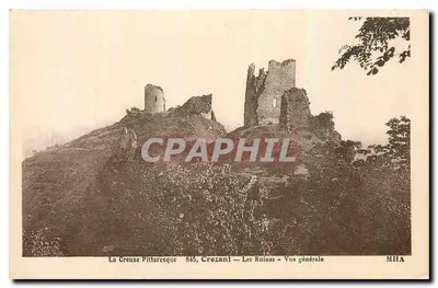 As Ruínas - Vista geral — La Creuse Pitteresque 845, Crezant — MHA