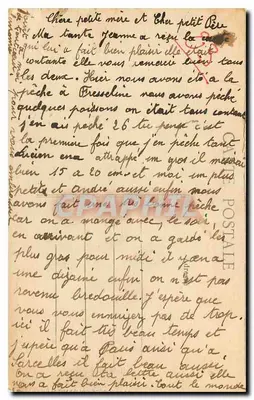 Crozant — Vista geral das Ruínas — La Creuse Illustrée, n°26 — Verso