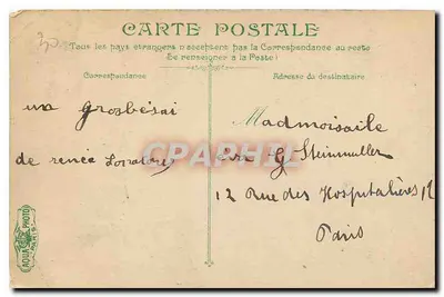 Enfants au Bain — groupe sur une plage de galets — éditeur 'Aqua Photo Paris' n°221 — Verso