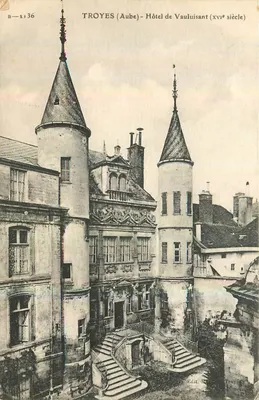 Troyes (Aube) - Hotel de Vauluisant (século XVI) — Edit. R. Troyes — n° B-2136