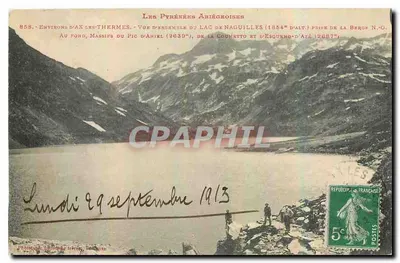 Lago de Naguilles — Vista geral — Fototipia Léonidas Tréger, Toulouse