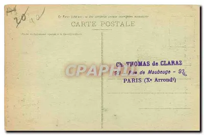 Le Queyras - Vale de Molines - Uma Senhorita Cabeleira — Editor não identificado, n° 798 — Verso