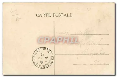 Blois — Zamek — Wydawca nie widoczny, nr serii 2 — Rewers