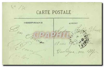 Blois — O Castelo — Fachada de Francisco I — LL — Verso