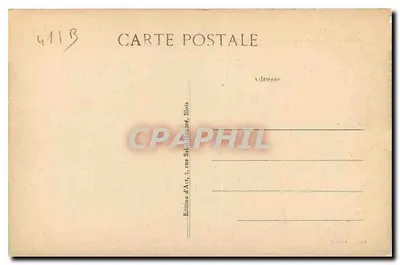 Castelo de Menars — Vista geral do Castelo — Editor Amiard, Blois — Verso
