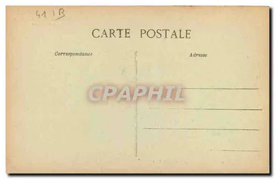 Castelo de Ménars (L.-et-C.) — O Grande Perron — Fototipo C. Vannier, Blois — Verso
