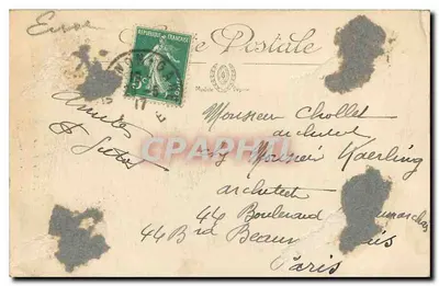 Vernon. Katedra Notre-Dame — Wydawnictwo F. Fautret, Vernon — Rewers