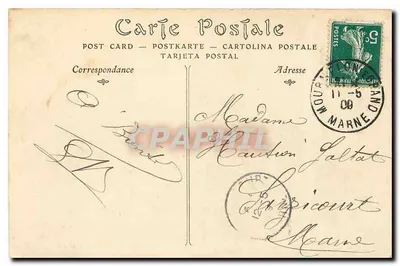 Camp de CHALONS — Ogólny widok obozu piechoty — N.D. Pilot — Rewers