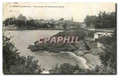 Pornic (Loire-Inf.) — Vista tirada da Anse-aux-Lapins