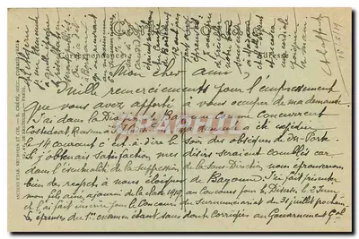 Bayonne — Samenloop van de Nive en de Adour — Graphphil — Achterkant
