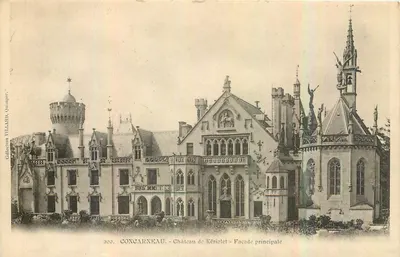 Concarneau - Castelo de Kériole - Fachada principal — Coleção VILLARD, Quimper, n° 200