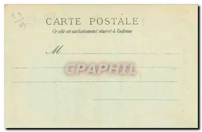 Concarneau - Castelo de Kériole - Fachada principal — Coleção VILLARD, Quimper, n° 200 — Verso