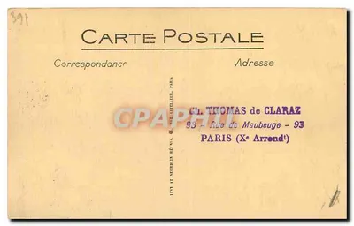 Falaise Étang — Étang de la Goule — Wydawca nieznany, numer serii nie widoczny — Rewers