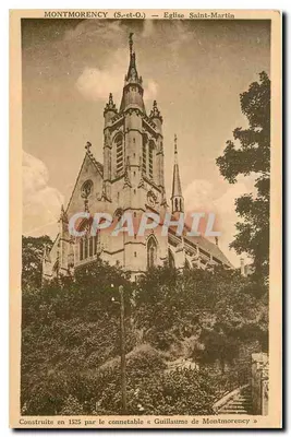 Montmorency (S.-et-O.) — Igreja de São Martinho — Construída em 1525 pelo connestável « Guillaume de Montmorency »