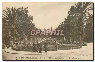 Monte-Carlo - Cassino - Avenidas das Palmeiras - Boulingpins — Edição Giletta, n°788