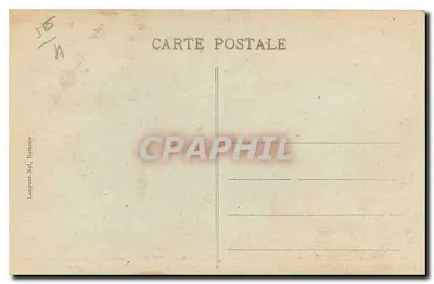 Zamek JOSSELIN - Duży Saloon - Kominek z granitu z herbami Rohan i Bretanii - Lipiec 1916 — Rewers