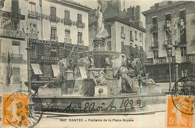 Nantes — Fonte da Place Royale — n° 640
